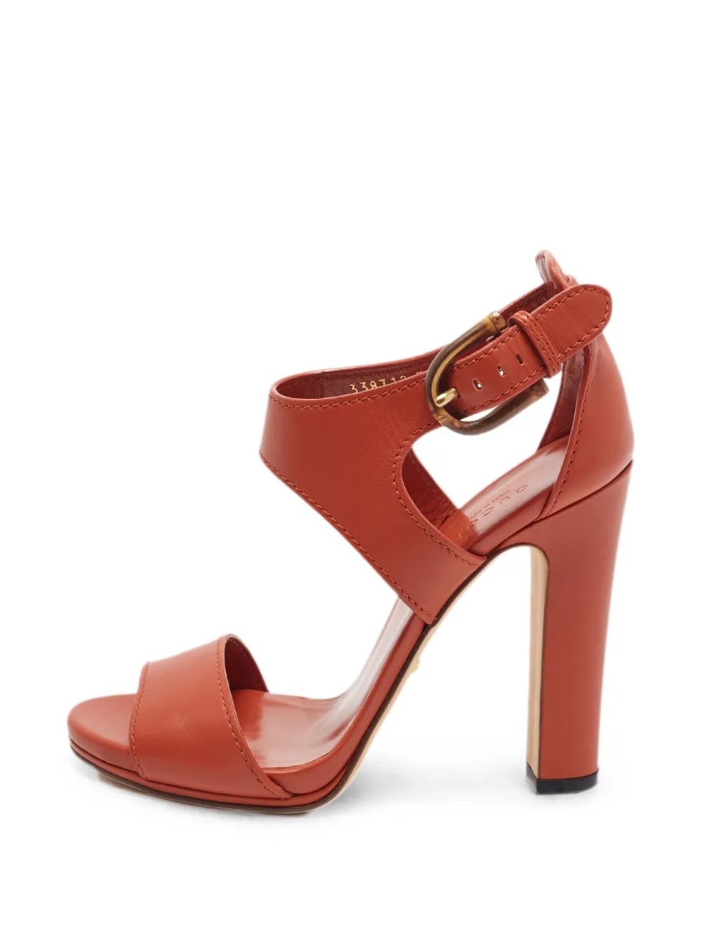 Gucci Pre-Owned Sandali Lifford con cinturino alla caviglia - Arancione