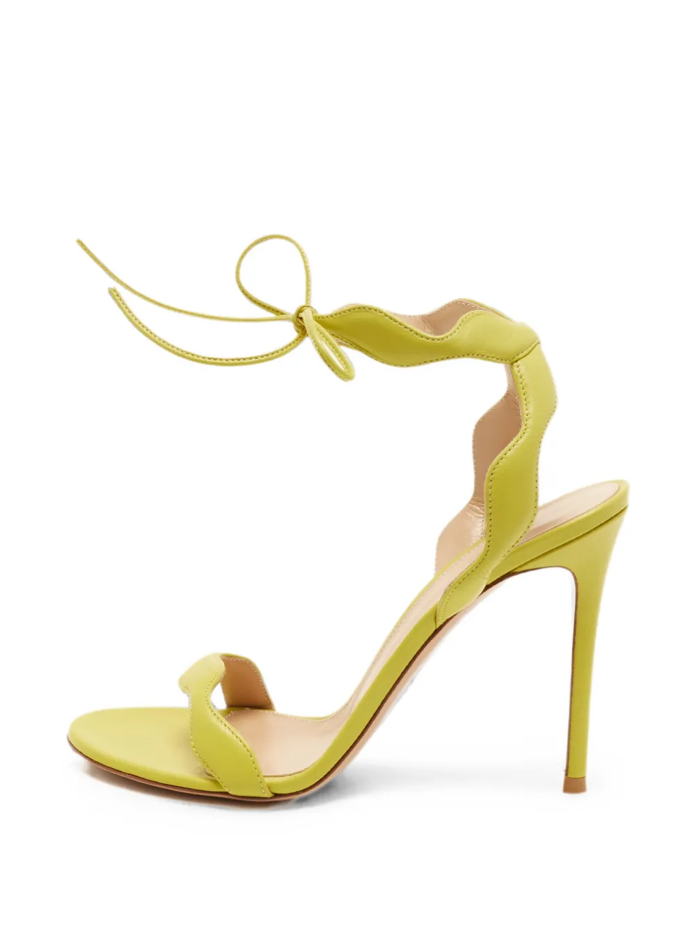 Gianvito Rossi Wavy Sandalen mit Knöchelband - Grün
