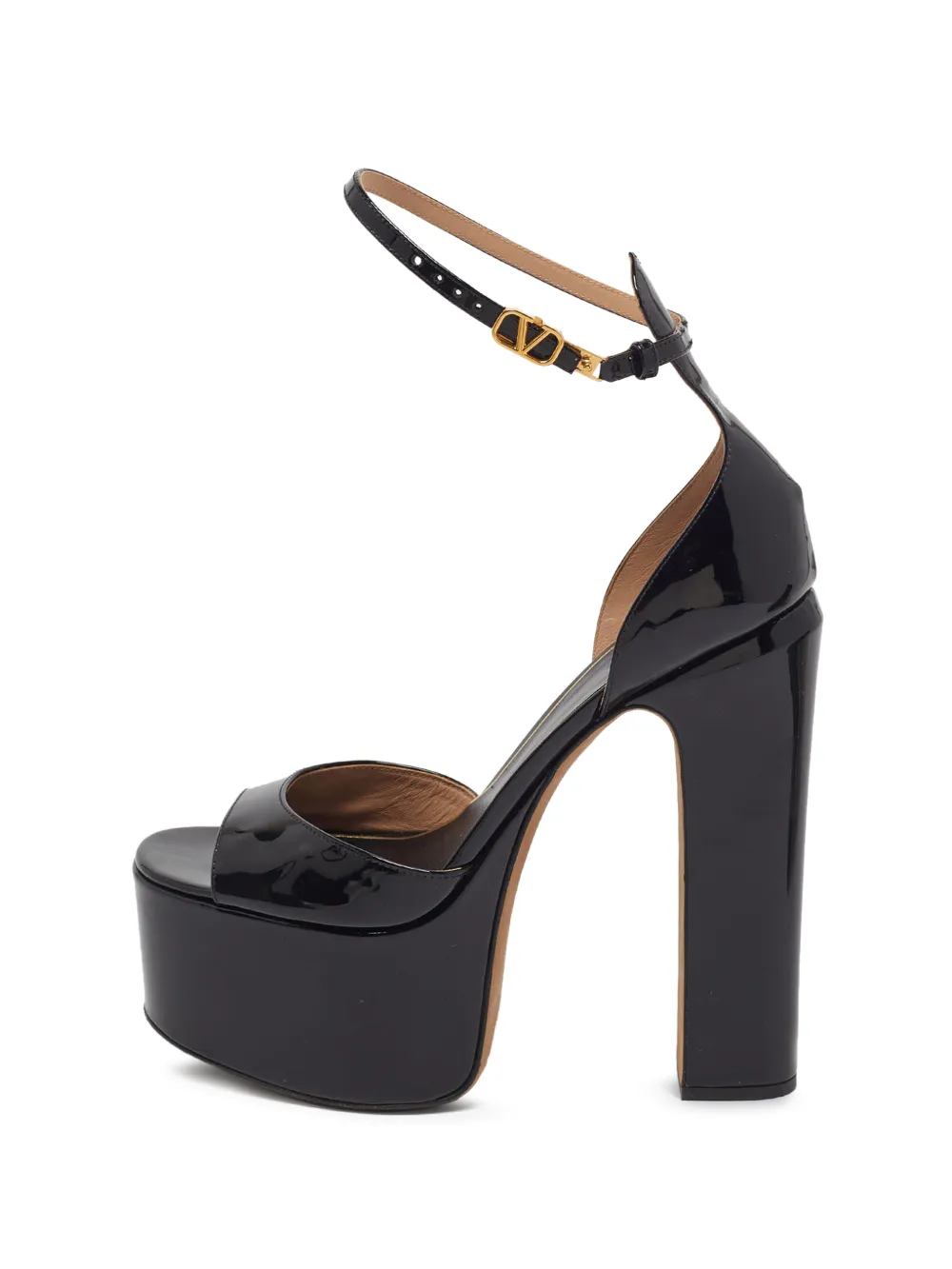Valentino Garavani Pre-Owned Sandali Tango con plateau - Nero