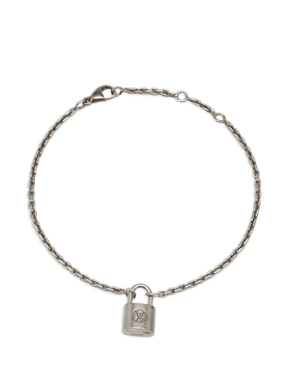 Louis Vuitton Pre-Owned Lockit charm bracelet - Silber