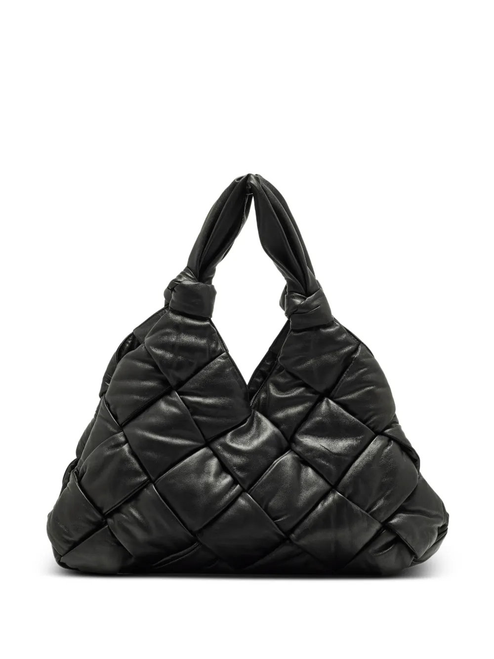 Bottega Veneta Pre-Owned Borsa a spalla Padded Lock - Nero