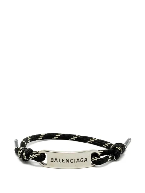 Balenciaga Pre-Owned logo-engraved bracelet
