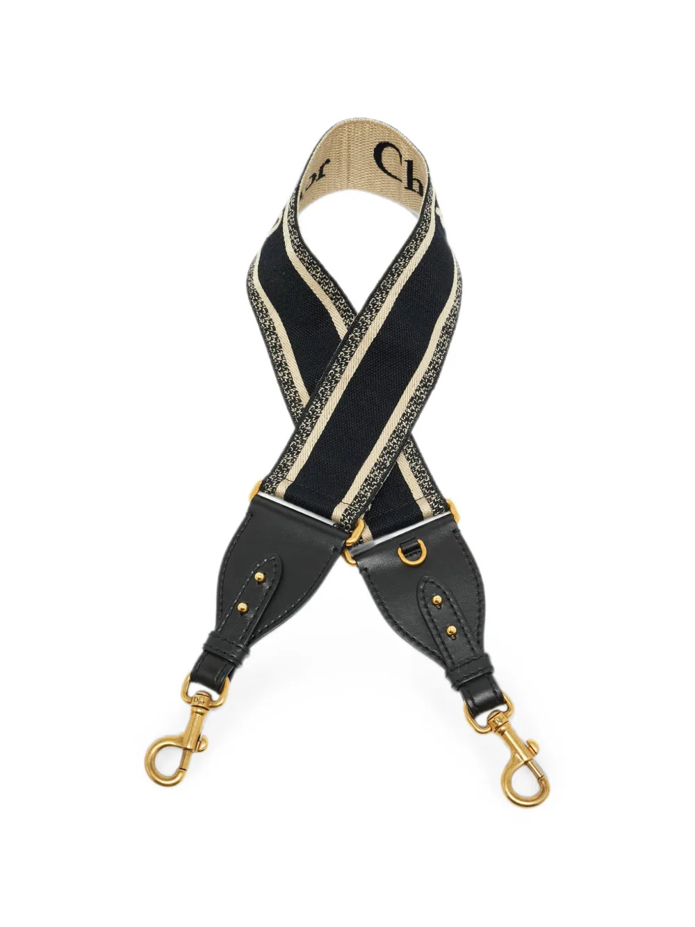 Christian Dior Pre-Owned Tracolla con ricamo - Nero