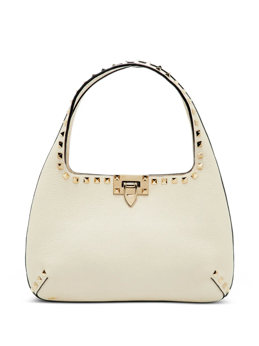 Valentino Garavani Pre-Owned Borsa a spalla Rockstud - Toni neutri
