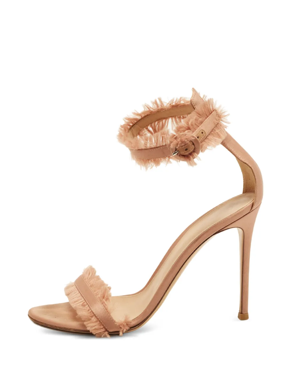 Gianvito Rossi Caribe Sandalen mit Fransen - Rosa