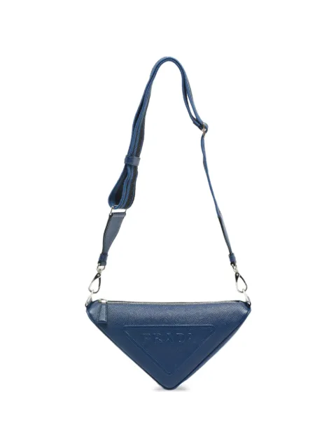 Prada Pre-Owned Triangle Saffiano Lux crossbody bag