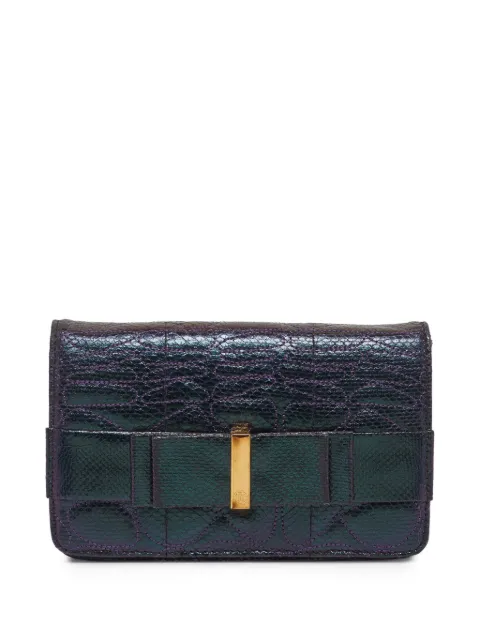 Roberto Cavalli Vintage Bow Flap clutch bag