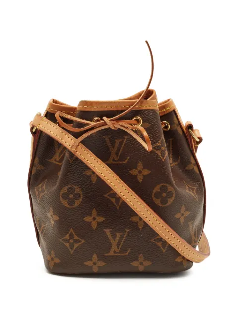 Louis Vuitton Pre-Owned 2019 nano Noé Monogram bucket bag
