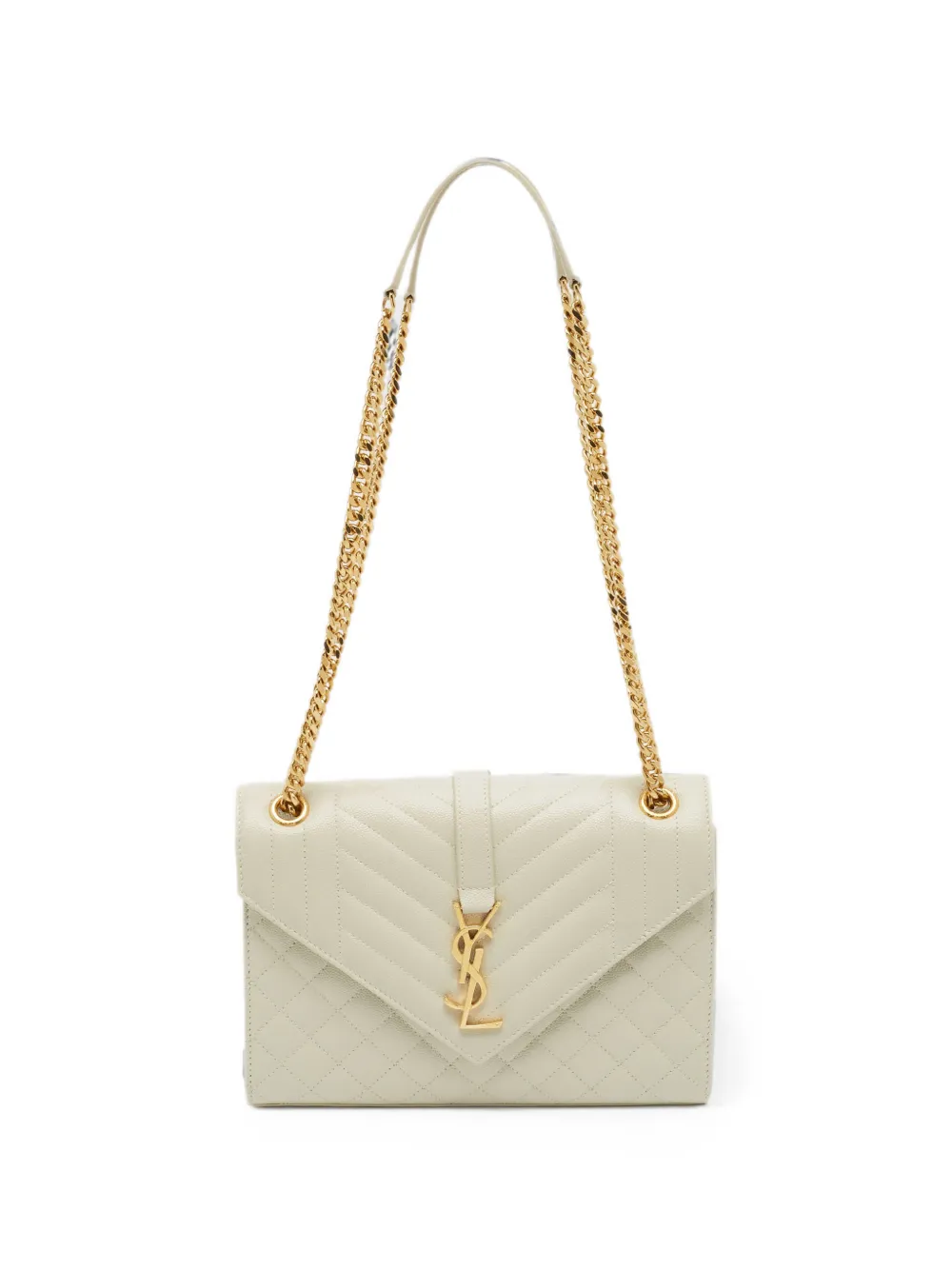 Saint Laurent Pre-Owned Mittelgroße Envelope Schultertasche - Nude
