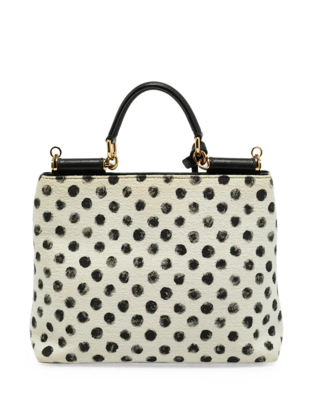 Dolce & Gabbana Pre-Owned Miss Sicily shopper met stippen Wit