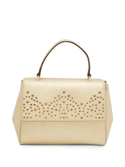 DKNY Vintage Eyelet Flap top-handle bag