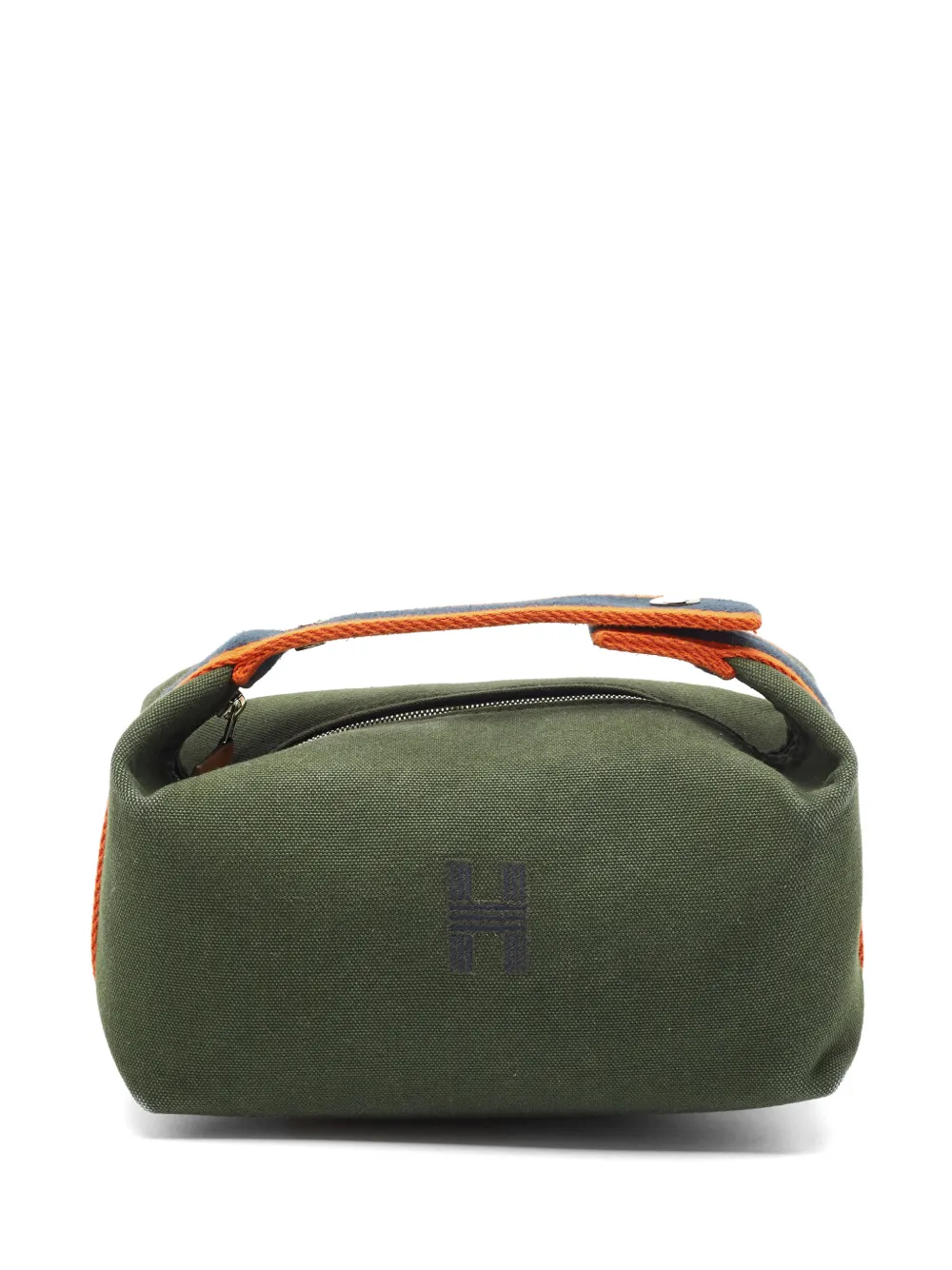 Pre-owned Hermes Small Bride-a-brac Clutch Bag In Green