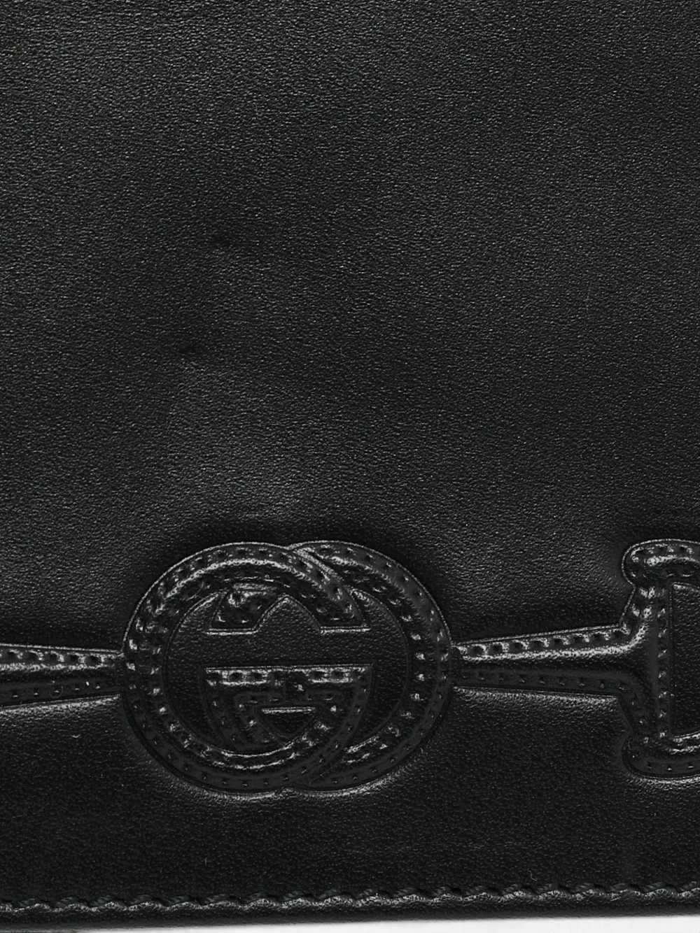Gucci Pre-Owned GG ホースビット二つ折り財布 | ブラック | FARFETCH JP