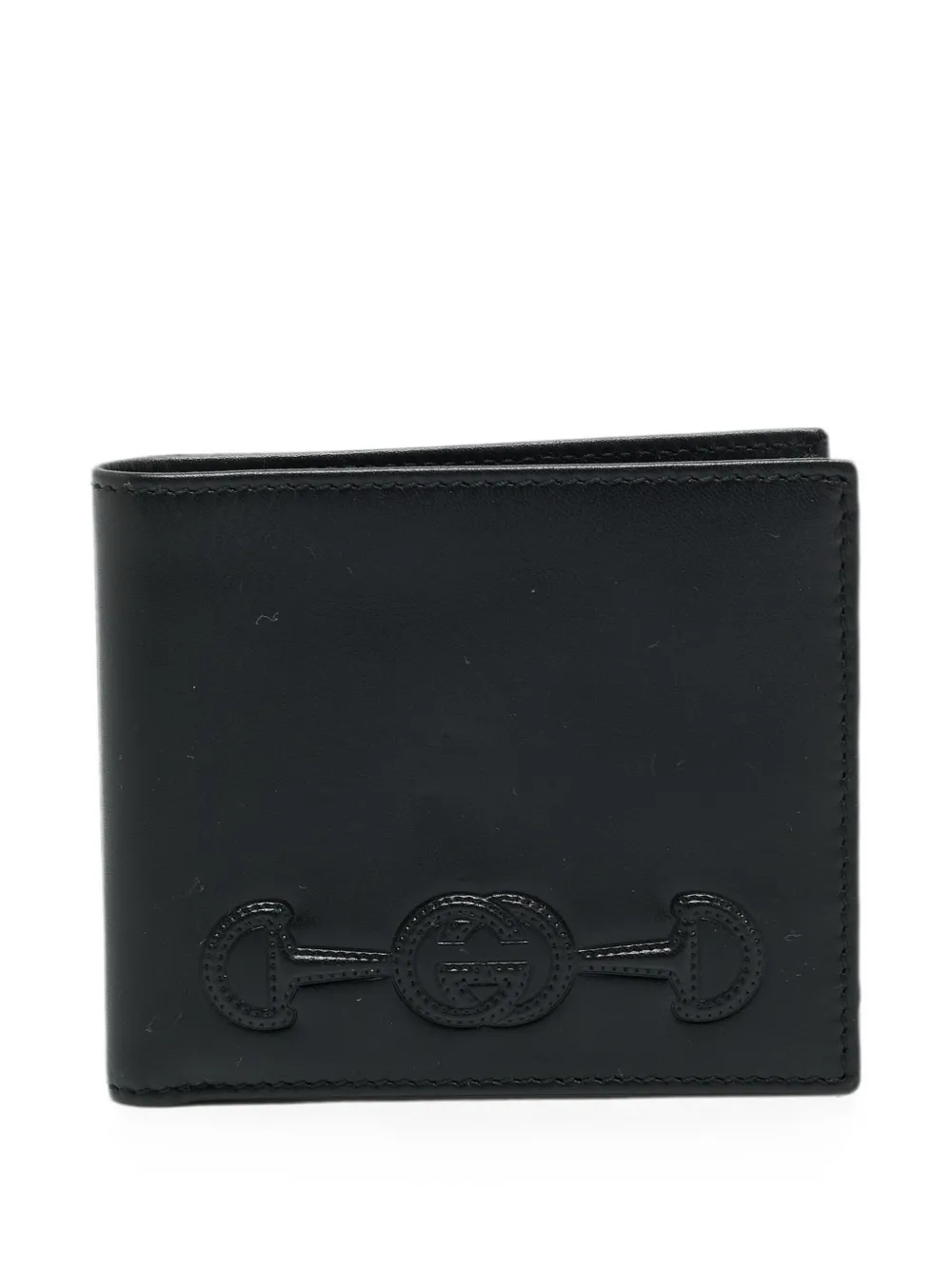 Gucci Pre-Owned Portemonnaie mit GG Horsebit - Schwarz