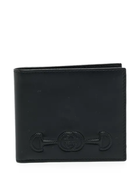 Gucci Pre-Owned cartera Interlocking G Horsebit plegable