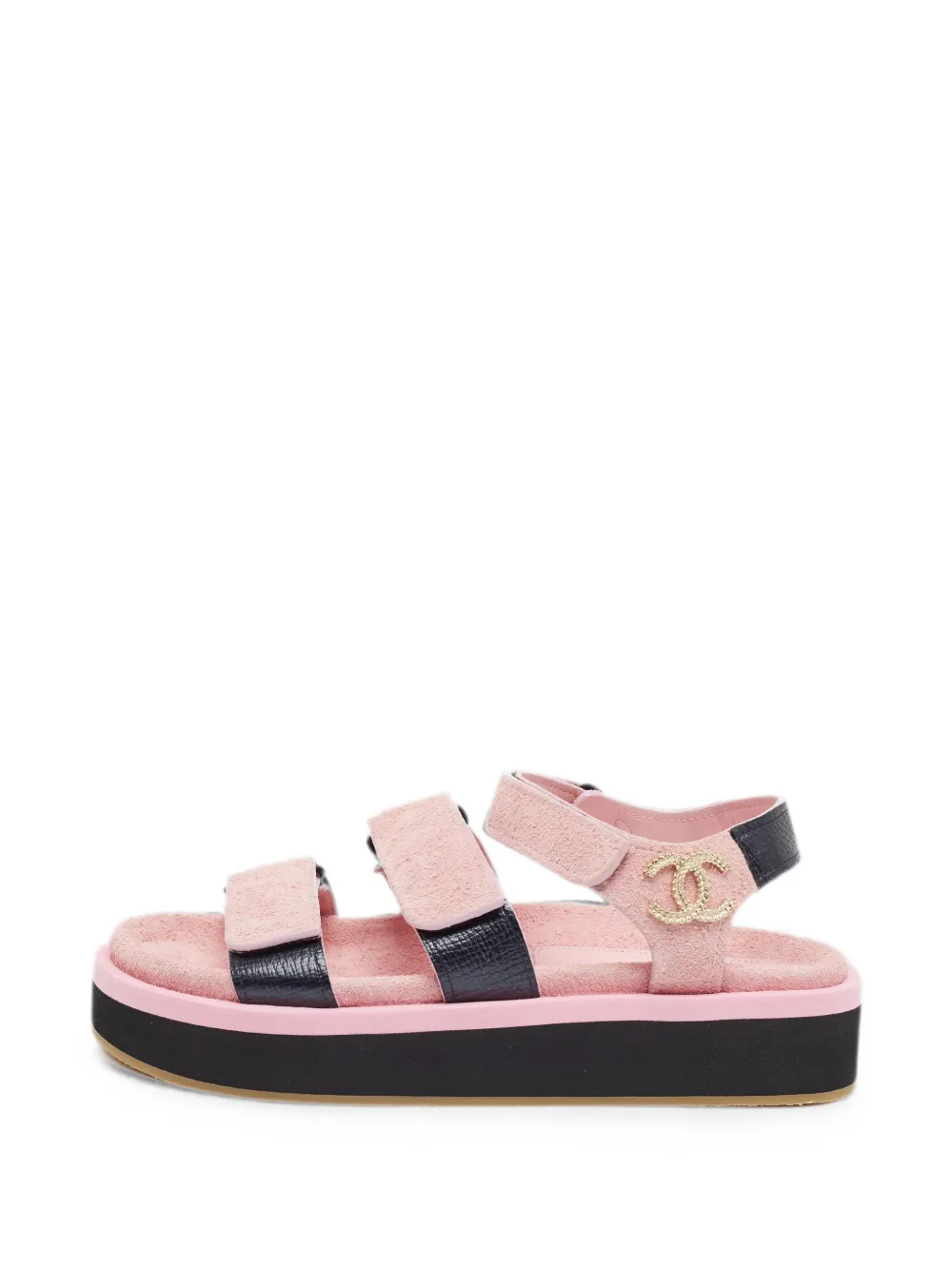 CHANEL Pre-Owned Dad Slingback-Sandalen - Rosa