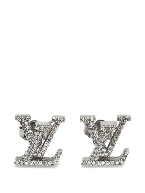 Louis Vuitton Pre-Owned LV-logo earrings
