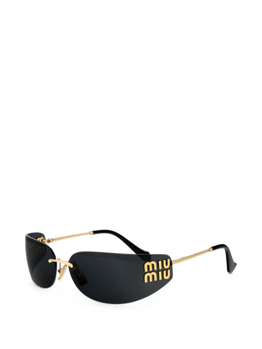 Miu Eyewear Aube zonnebril Zwart