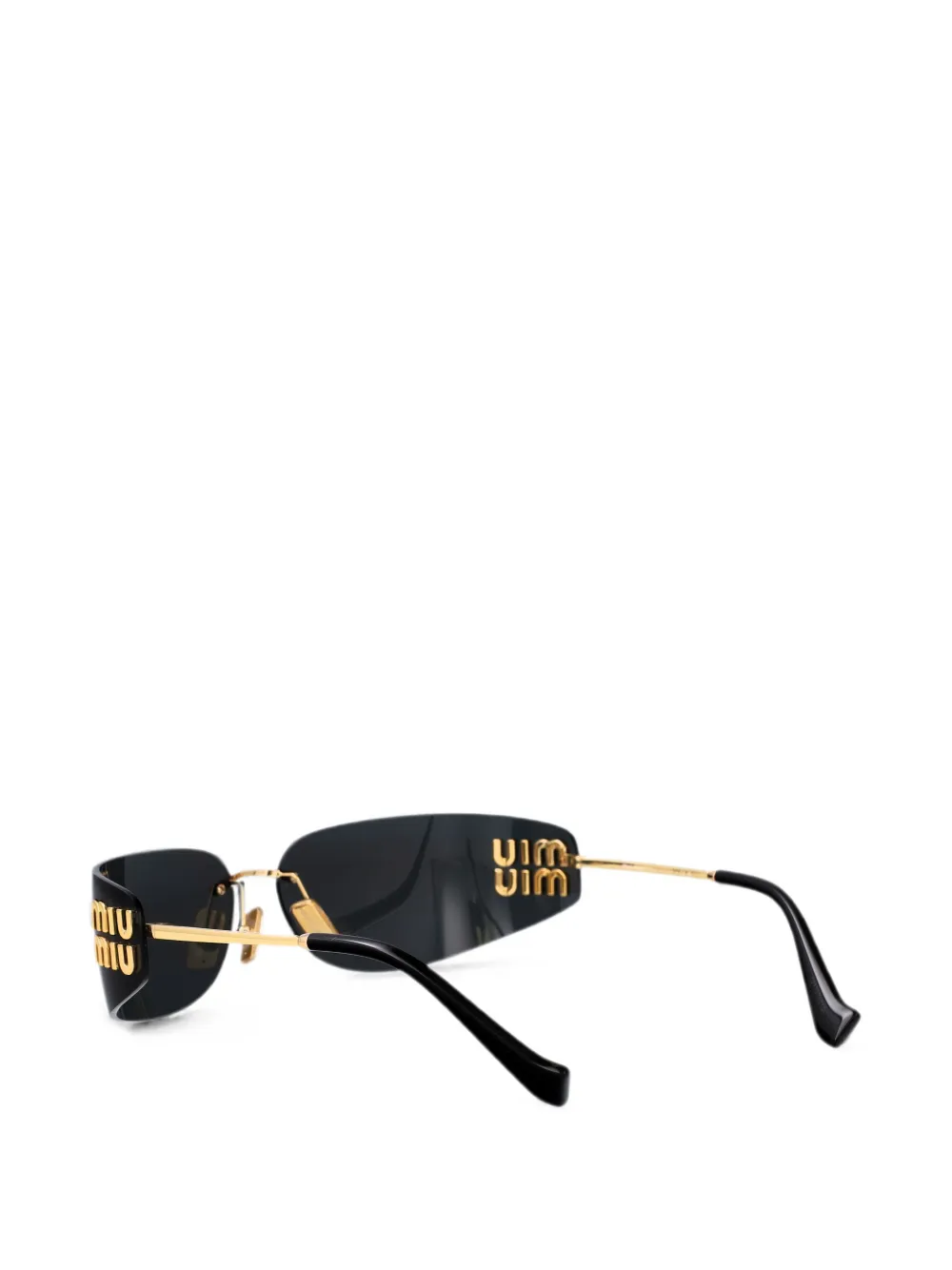 Miu Eyewear Aube zonnebril Zwart