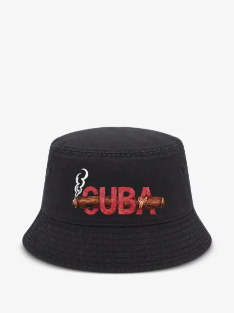 Melt graphic-print bucket hat