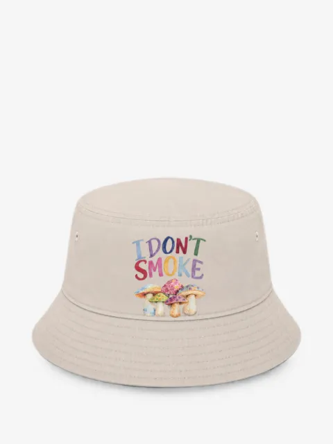 Melt mushroom-print bucket hat