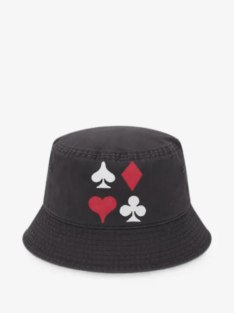 Melt graphic-print bucket hat