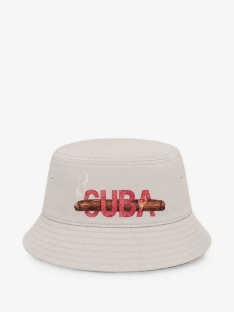 Melt graphic-print bucket hat