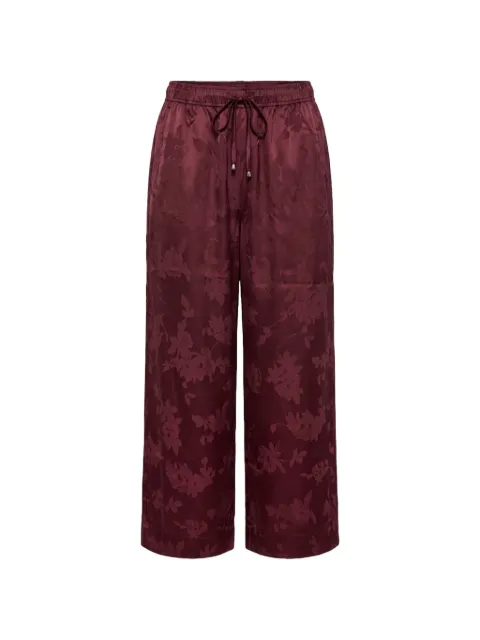 GANNI pantalones con motivo floral