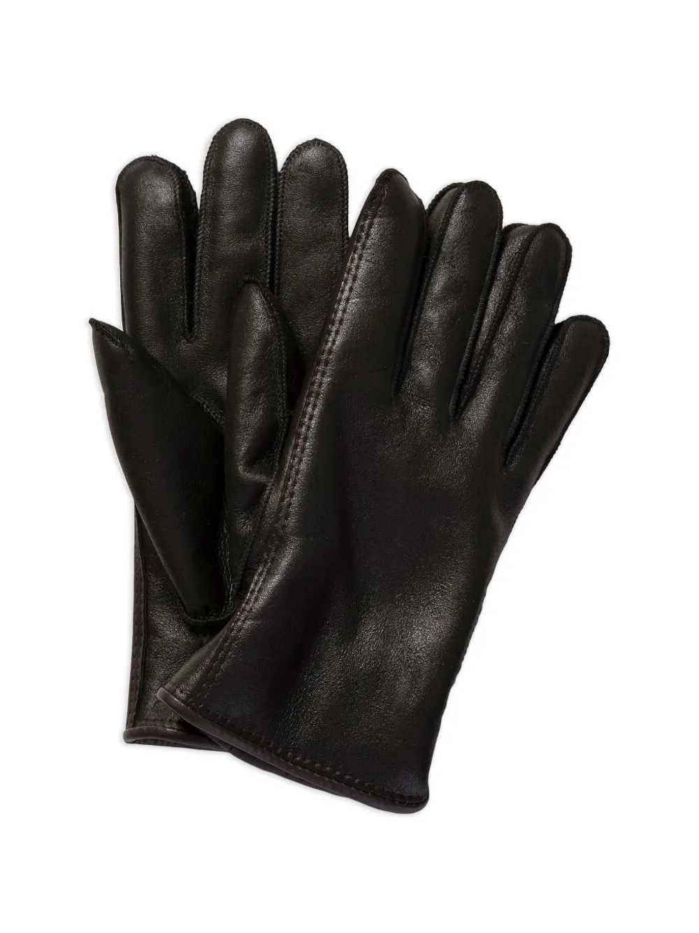 Parajumpers Wuncar Leather Gloves In Black