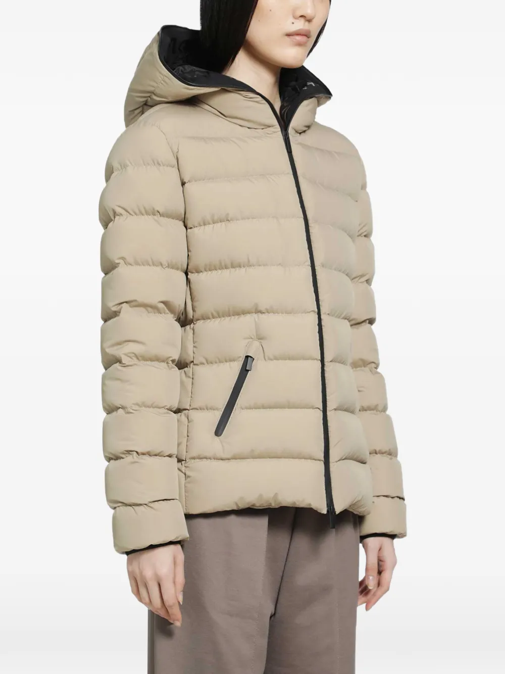 Moncler Jack met logopatch Beige