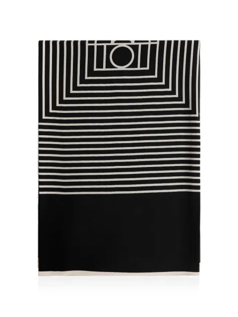 TOTEME Monogram logo-detail scarf
