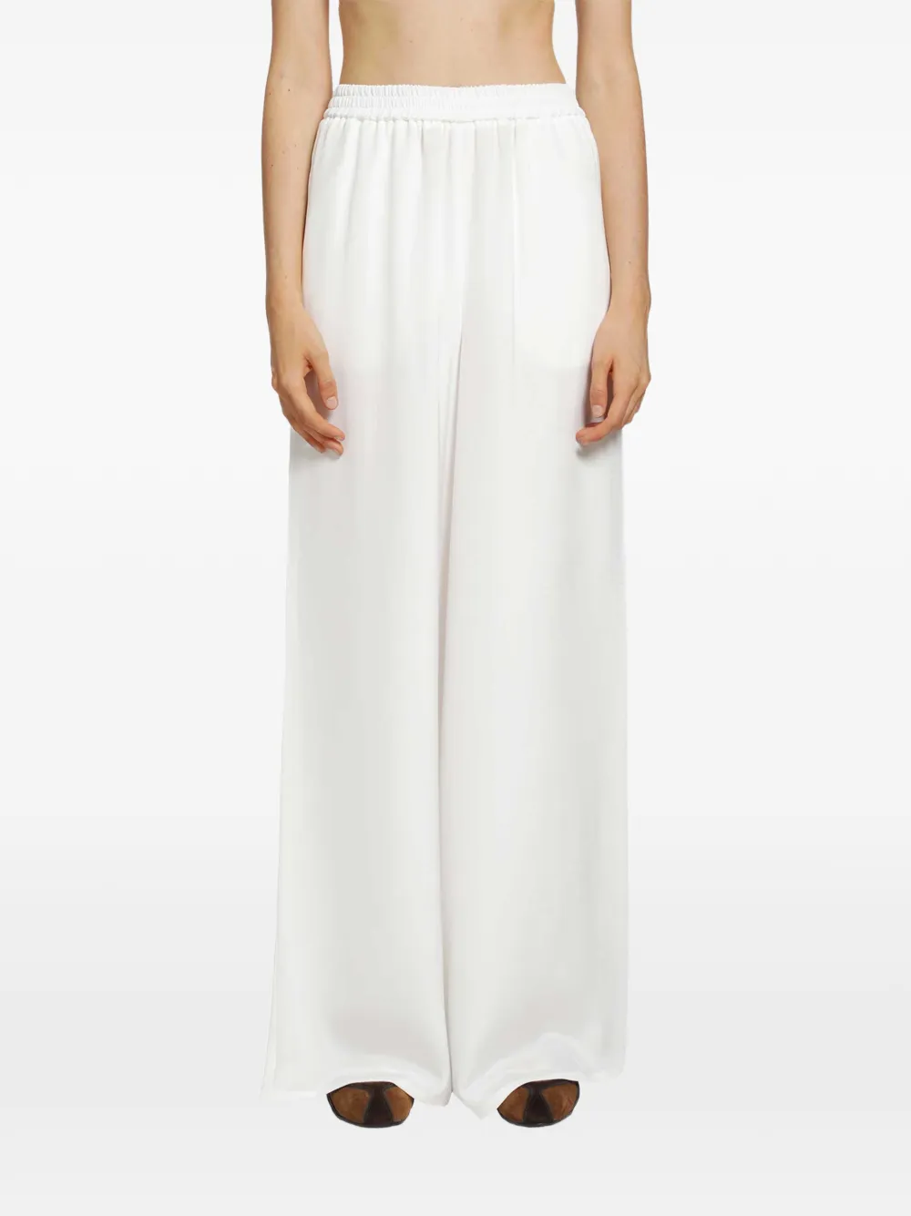 Max Mara wide-leg trousers - Weiß