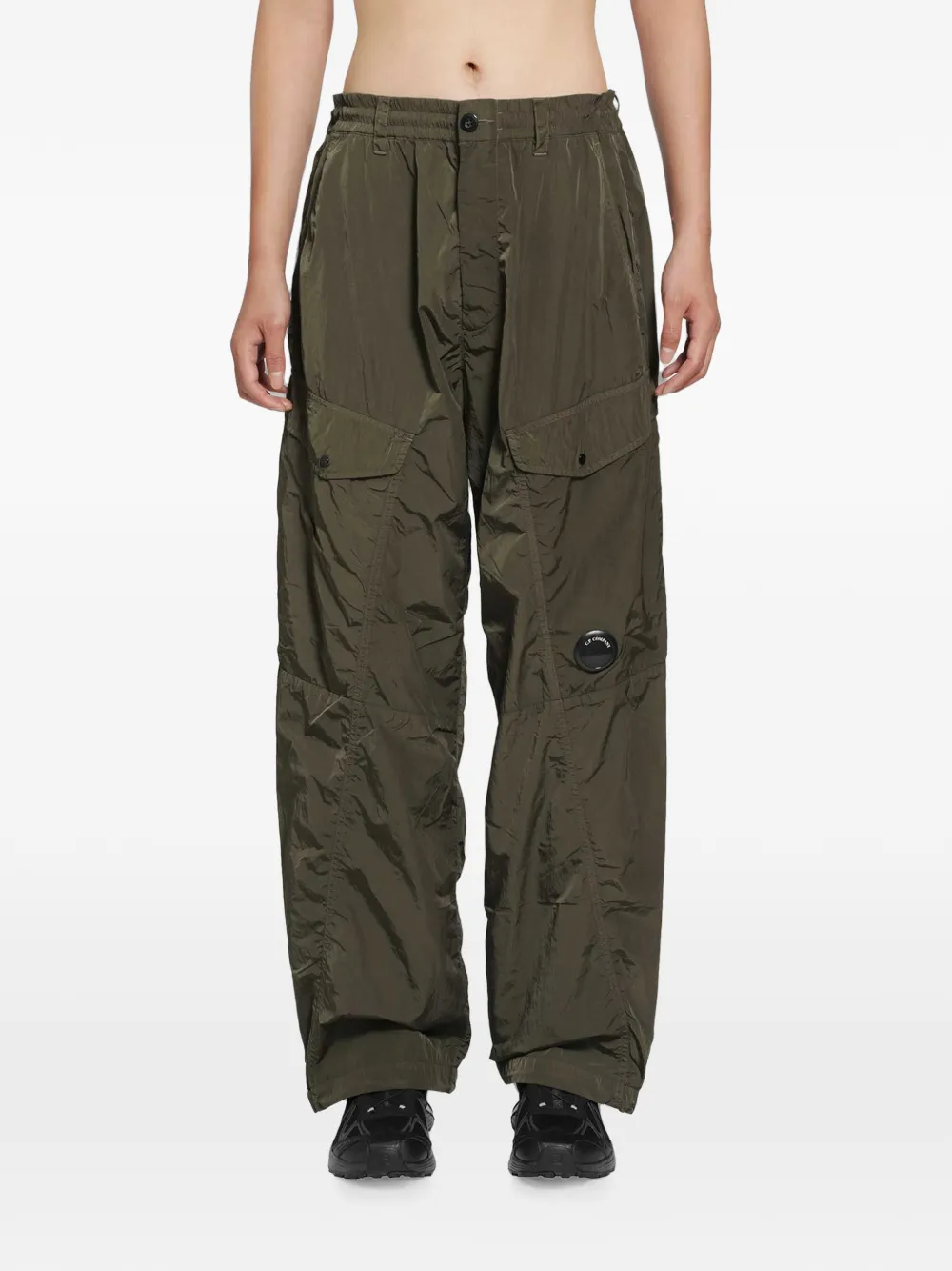 C.P. Company Chrome-R lens-detail cargo pants - Verde