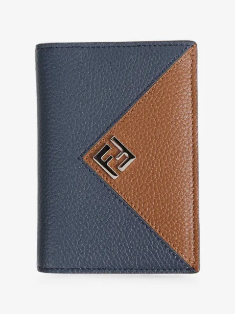 FENDI Lui logo-plaque bifold card holder