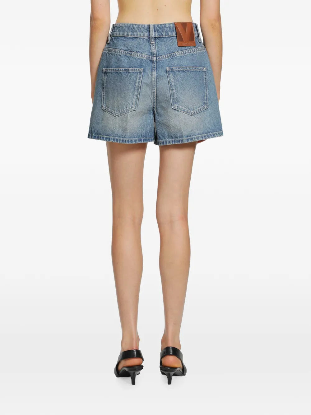 Valentino Garavani Shorts met knopen Blauw