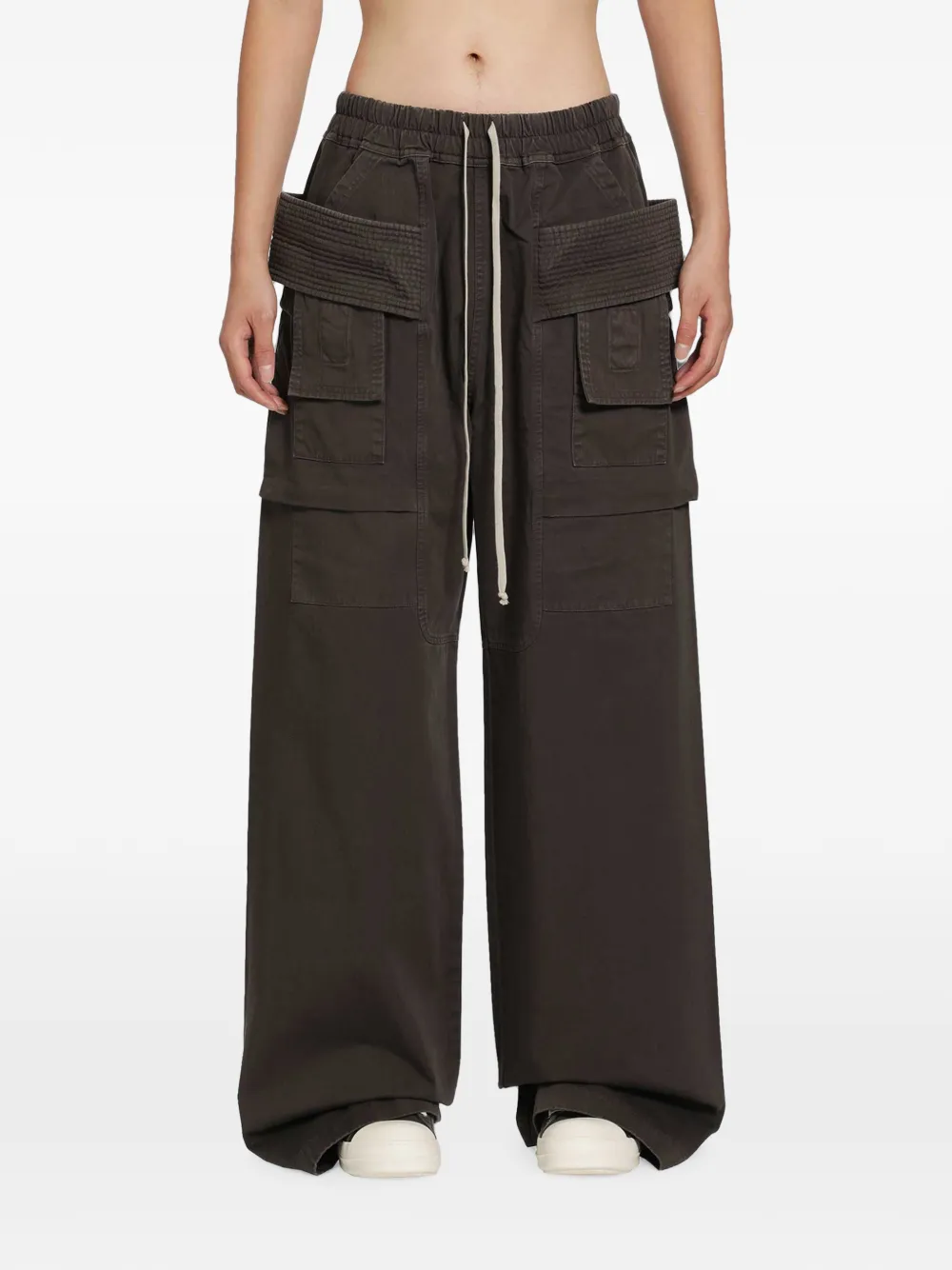 Rick Owens DRKSHDW Tower Creatch wide-leg cargo pants - Grigio