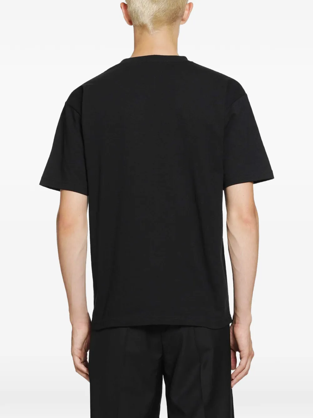 Valentino Garavani T-shirt met panterprint Zwart