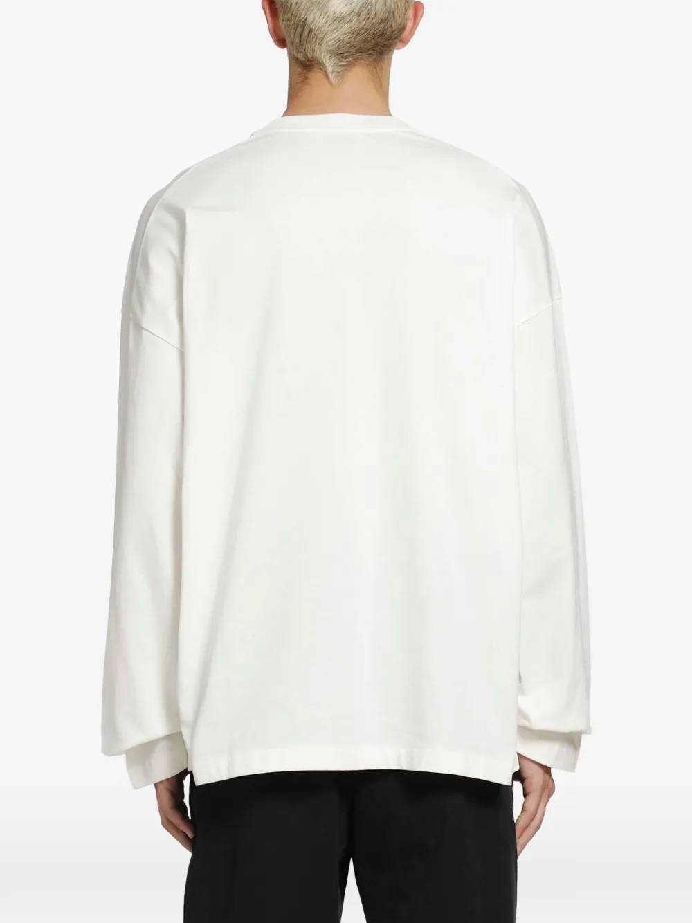 Jil Sander T-shirt met lange mouwen Wit
