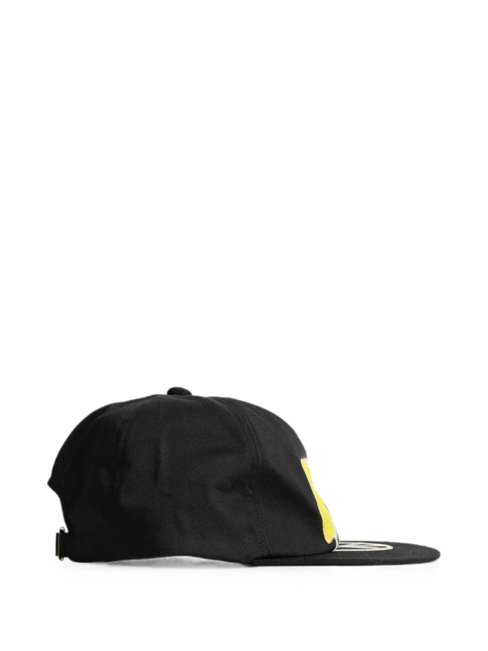 KAPITAL Peckish Peace chino honkbalpet Zwart