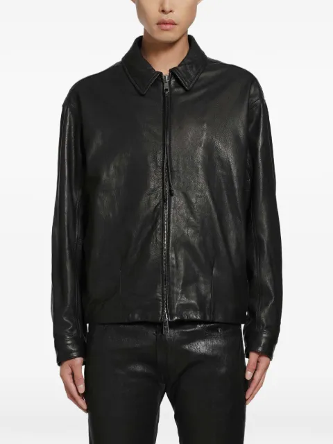 Giorgio Brato zip-up leather jacket