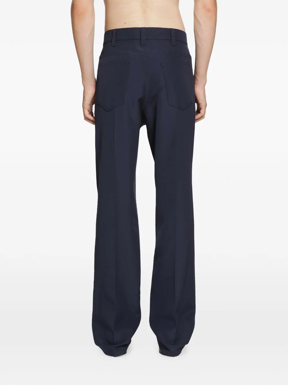 Marni Flared broek met vijf zakken Blauw