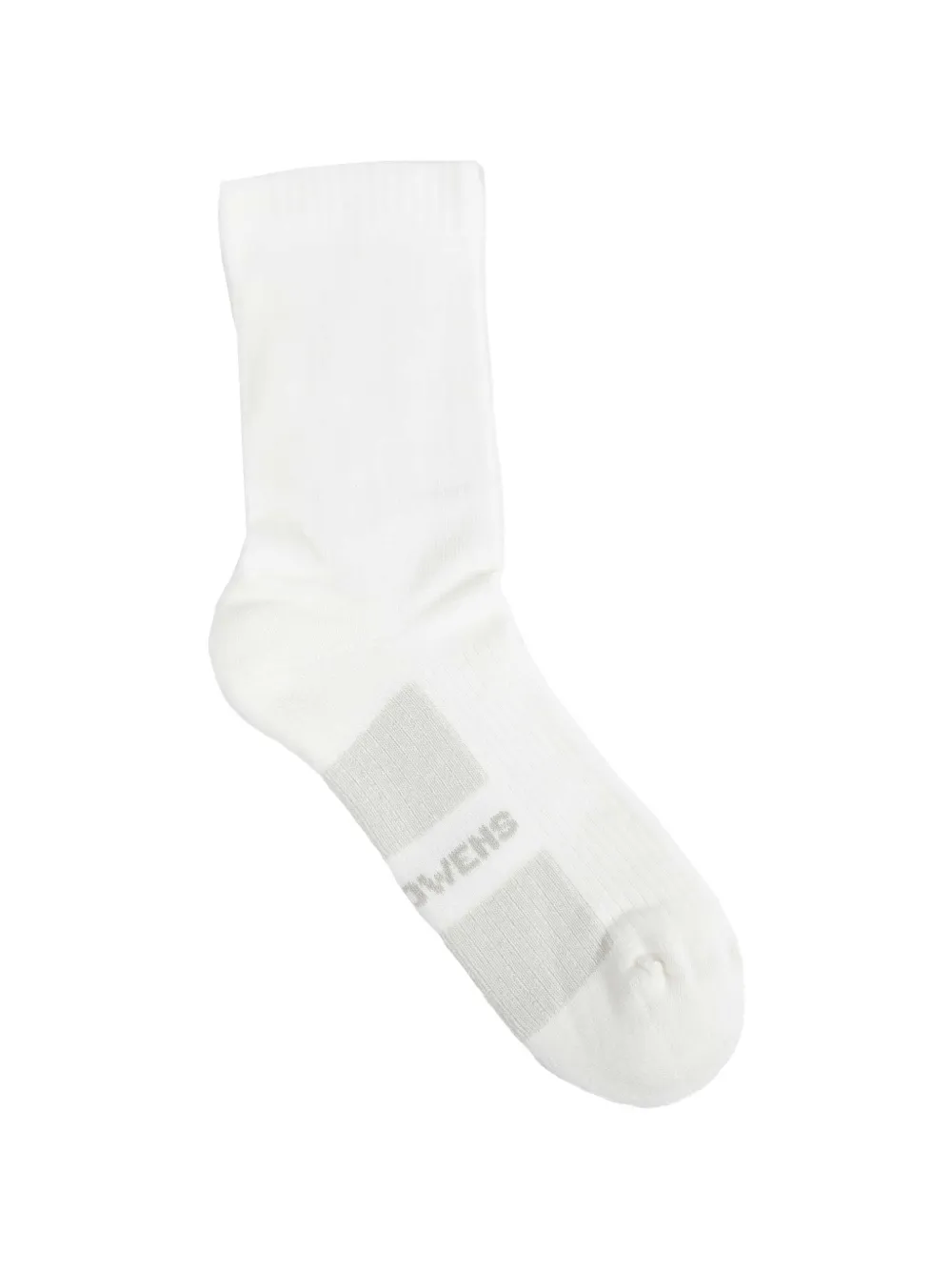 Rick Owens glitter ribbed socks - Bianco