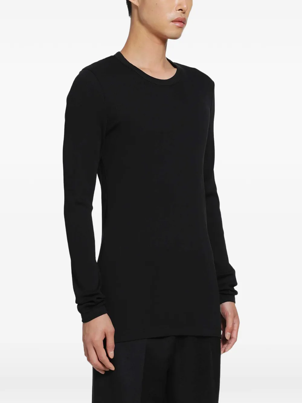 LEMAIRE T-shirt met lange mouwen Zwart