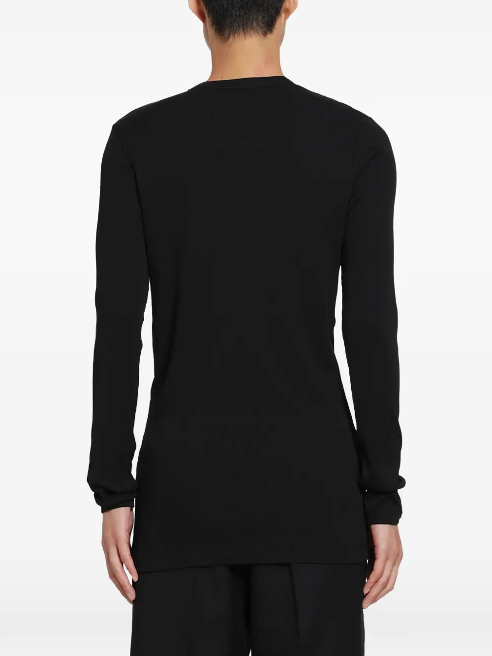 LEMAIRE T-shirt met lange mouwen Zwart