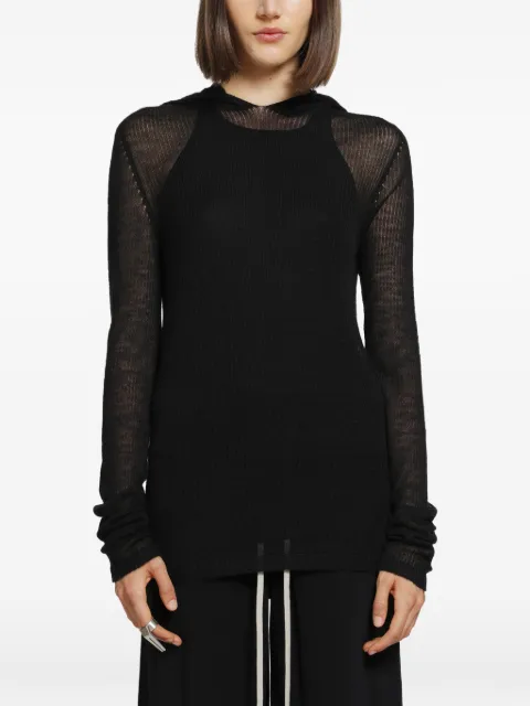 Rick Owens T-shirt in cashmere a coste