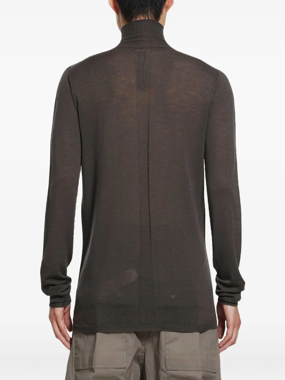 Rick Owens Tower Level wollen coltrui Bruin