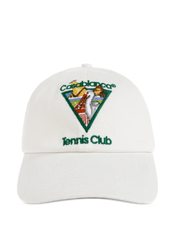 Casablanca Tennis Club Icon Pyramid Abduction キャップ | ホワイト