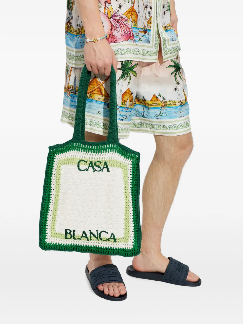 Casablanca Gehaakte tas Wit