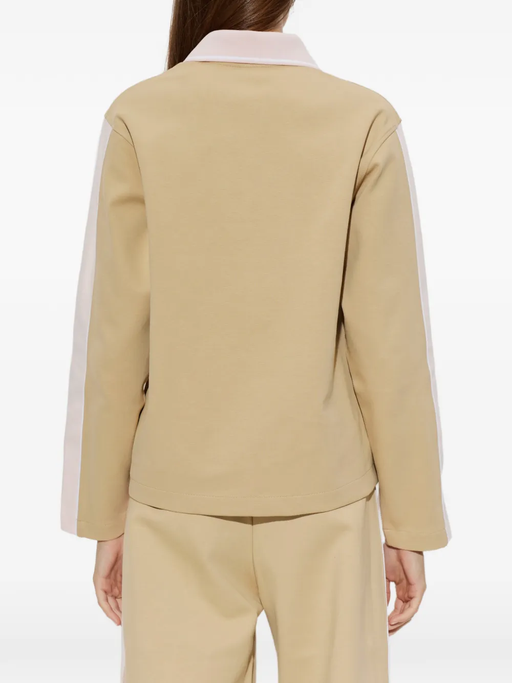 Casablanca Sweater met geborduurd logo Beige