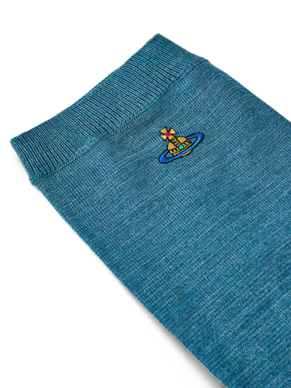 Vivienne Westwood Armwarmers met Orb-borduurwerk en argyle-patroon Groen
